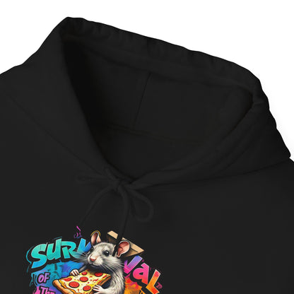 Survival of Tastiest Unisex Heavy Blend Hoodie - Fun & Cozy Sweatshirt for Pizza Lovers