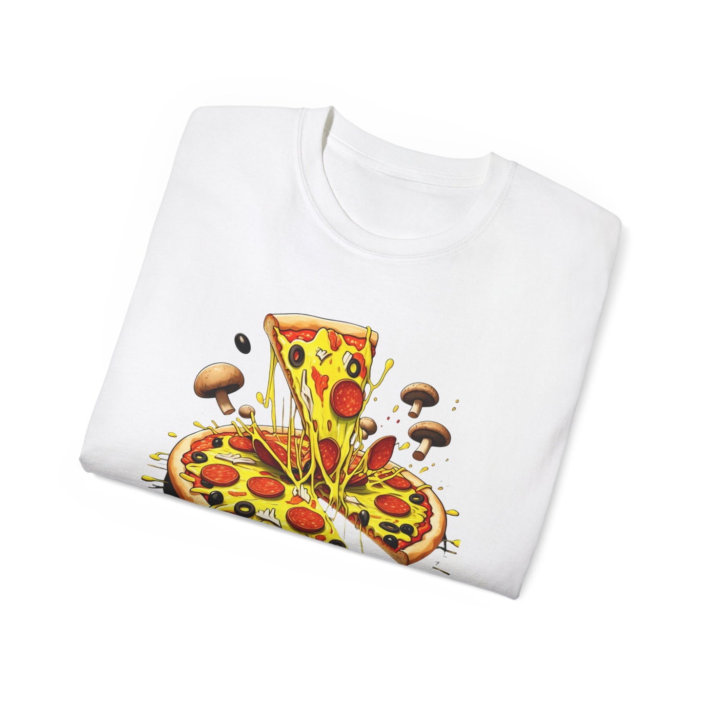 Pizza Lover's Unisex Ultra Cotton Tee - Fun Slice Graphic T-Shirt