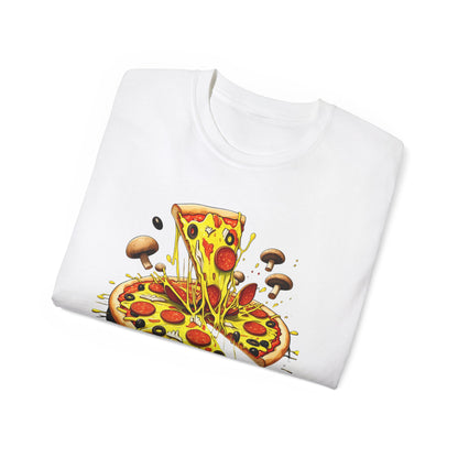 Pizza Lover's Unisex Ultra Cotton Tee - Fun Slice Graphic T-Shirt