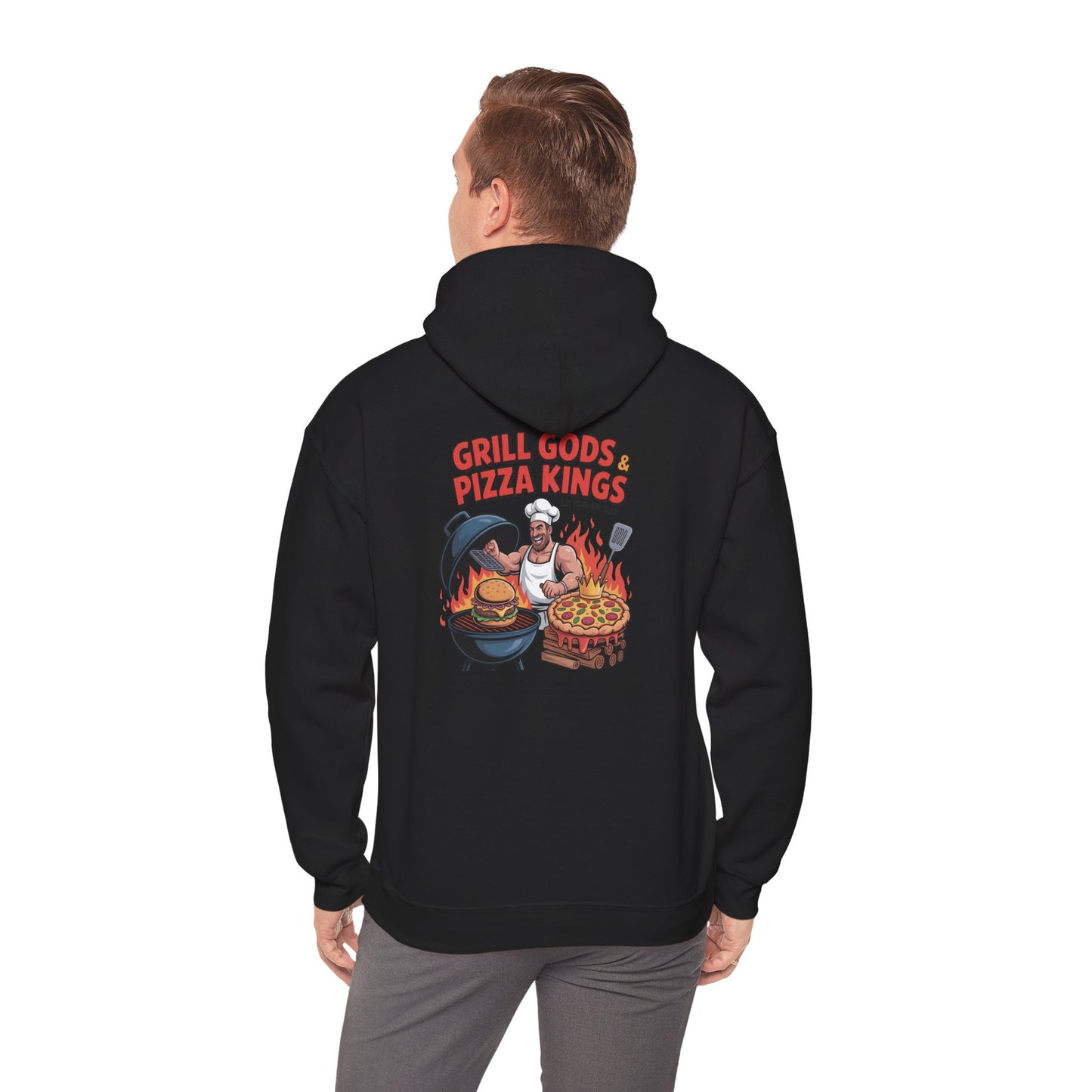 Grill Dads & Pizza Kings Sweatshirt, Grilling Fan Gear