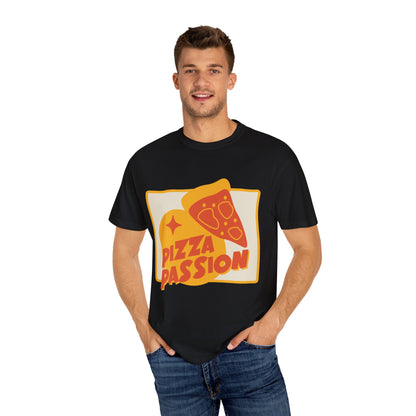 Pizza Passion Unisex Garment-Dyed T-Shirt - Fun Foodie Apparel for Pizza Lovers