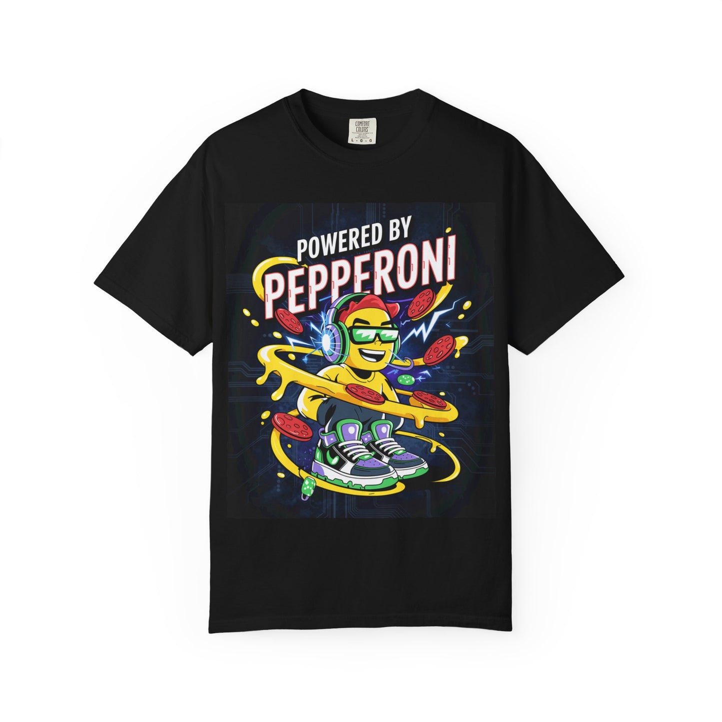 Fun Pepperoni Graphic Unisex T-Shirt - Perfect for Pizza Lovers