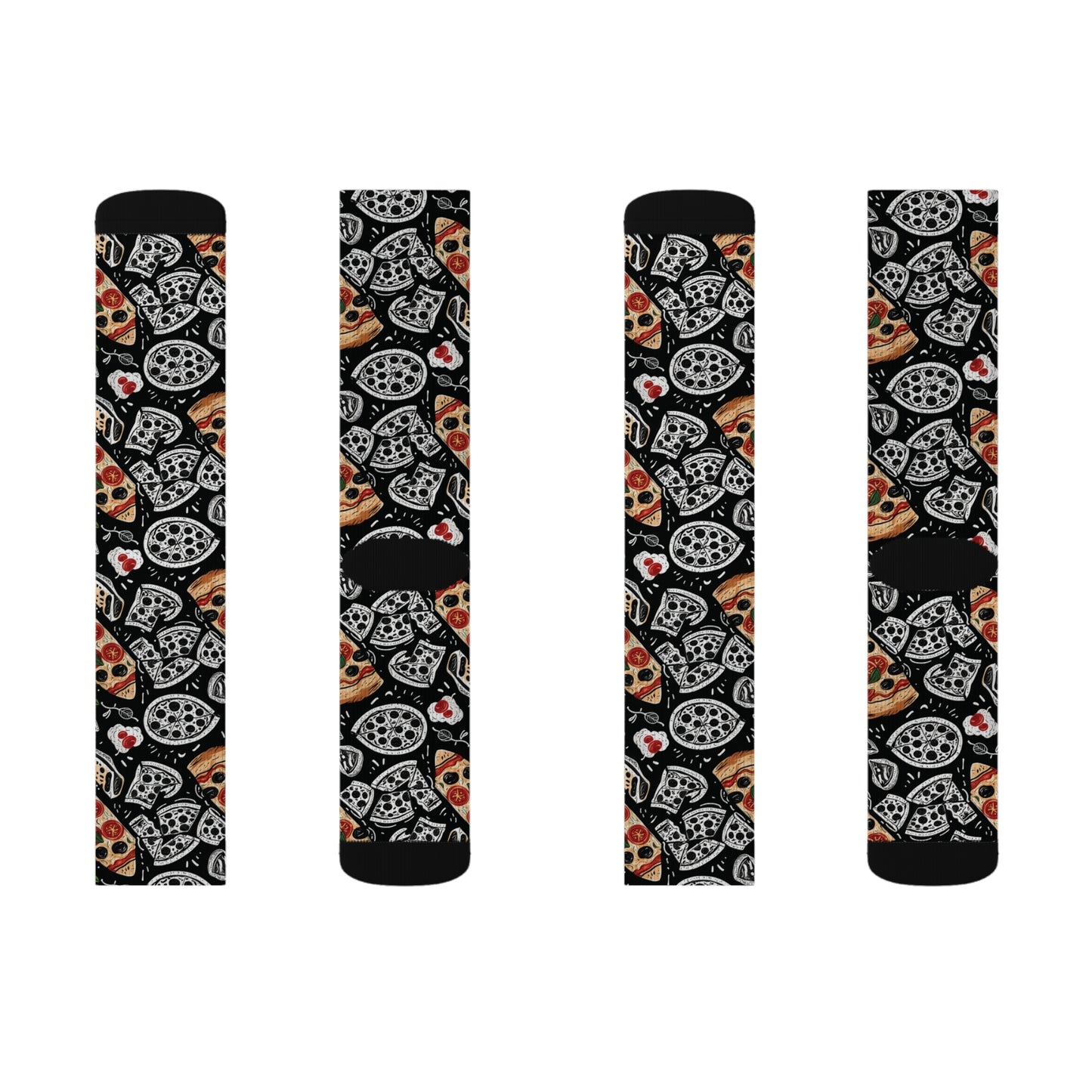 Pizza Party Sublimation Socks |