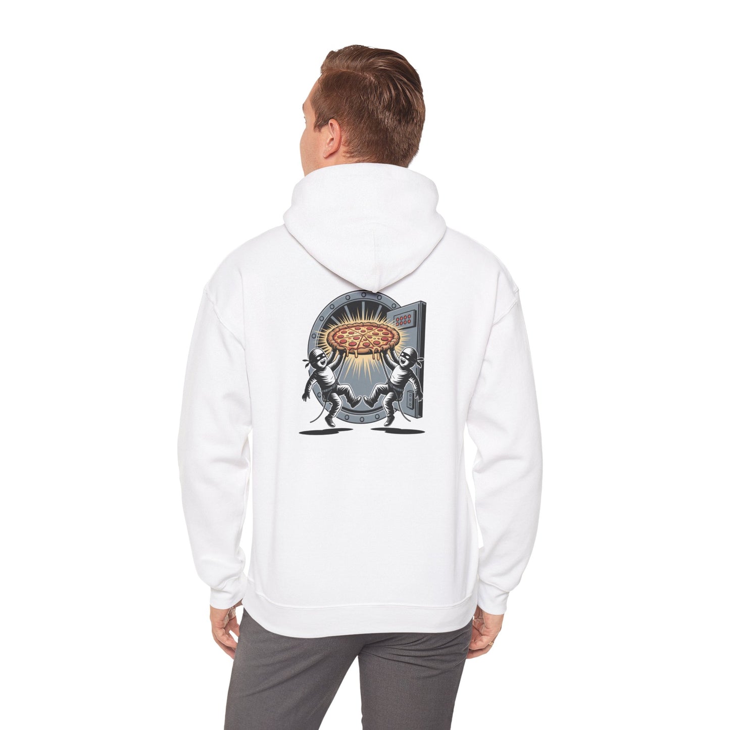 Pizza Bandits Hooded Sweatshirt with Colorful Design - Perfect for Casual Outings