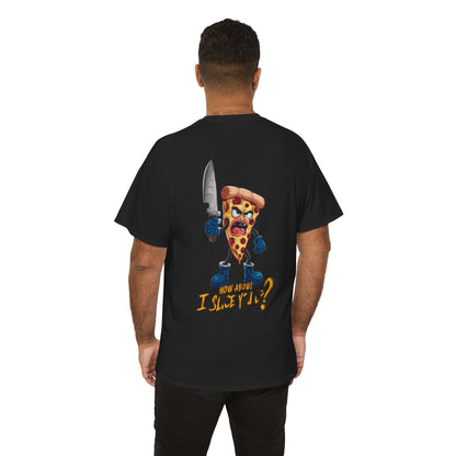 Funny Pizza Lover Unisex Tee, Humorous Food T-Shirt, Gift for Pizza Enthusiasts, Great for Parties, Birthdays, and Casual Wear