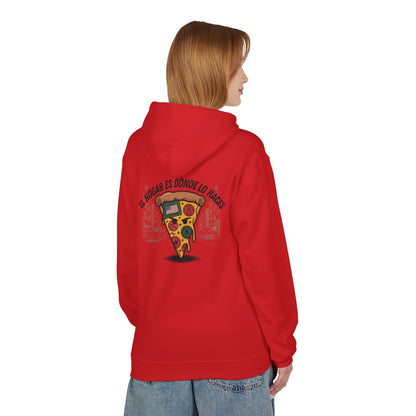 Pizza Lovers Unisex Hoodie, Cozy Fleece Sweatshirt, Perfect Gift for Foodies, Casual Wear, Home Decor