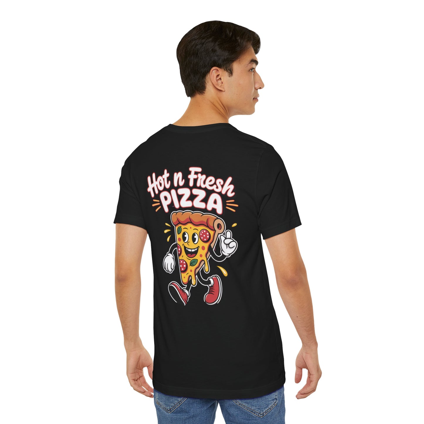 Fun Pizza Graphic Tee, Casual Wear, Foodie Gift, Funny T-Shirt, Pizza Lovers Apparel, Summer Style