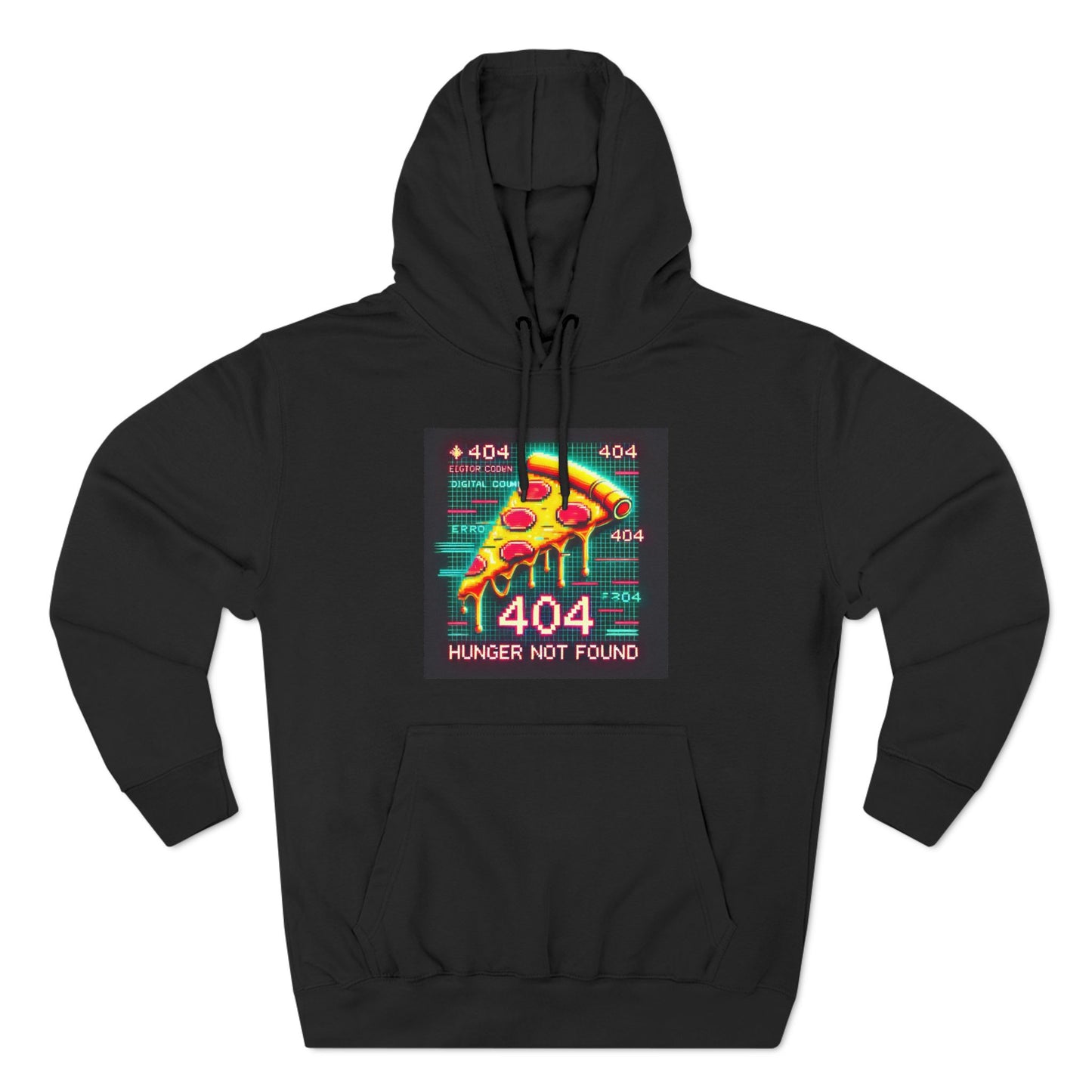 Three-Panel Fleece Hoodie