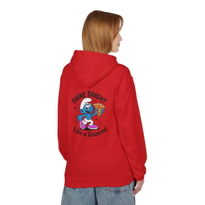 Shine Bright Like a Diamond Pizza Smurf Hoodie - Unisex
