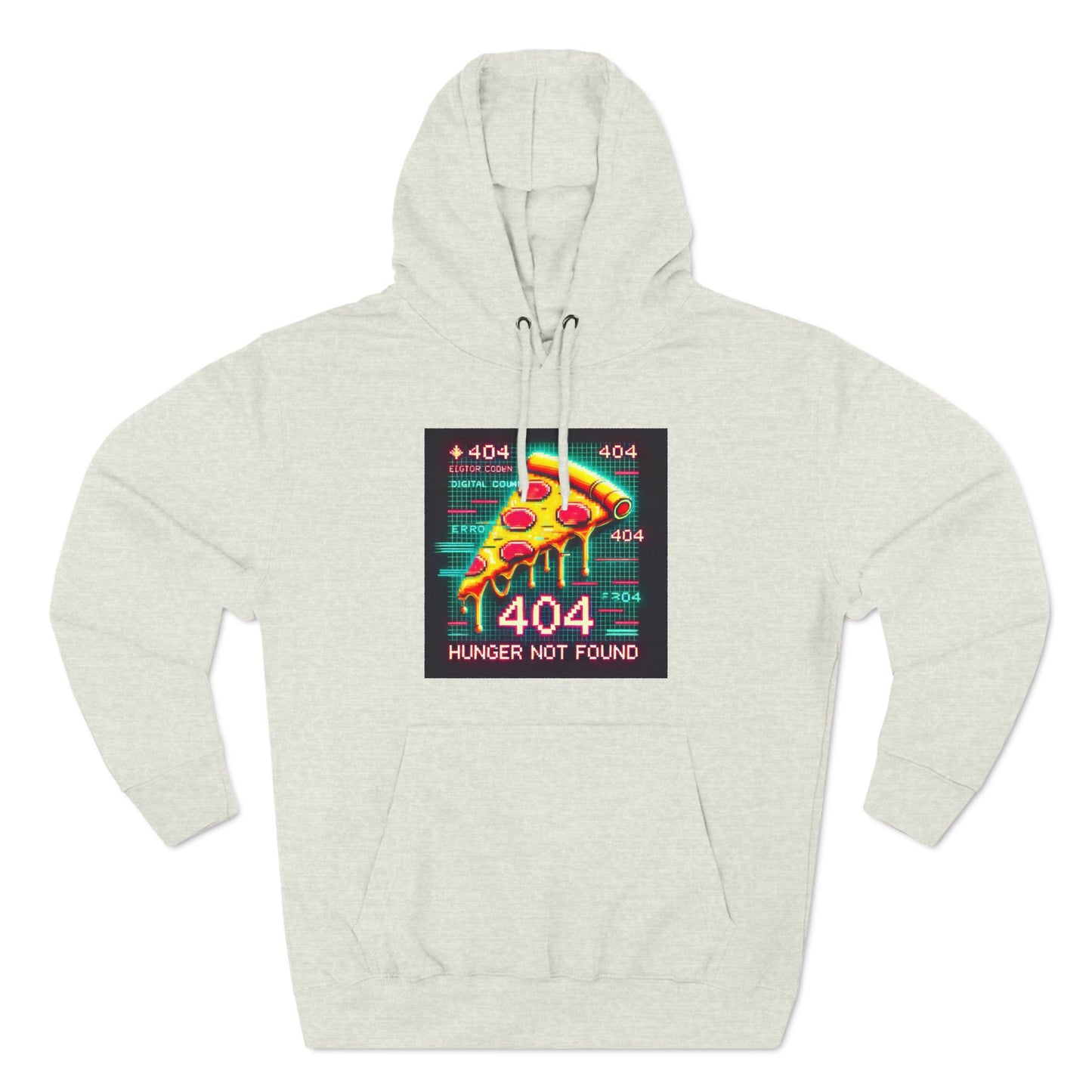 Three-Panel Fleece Hoodie