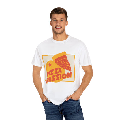 Pizza Passion Unisex Garment-Dyed T-Shirt - Fun Foodie Apparel for Pizza Lovers