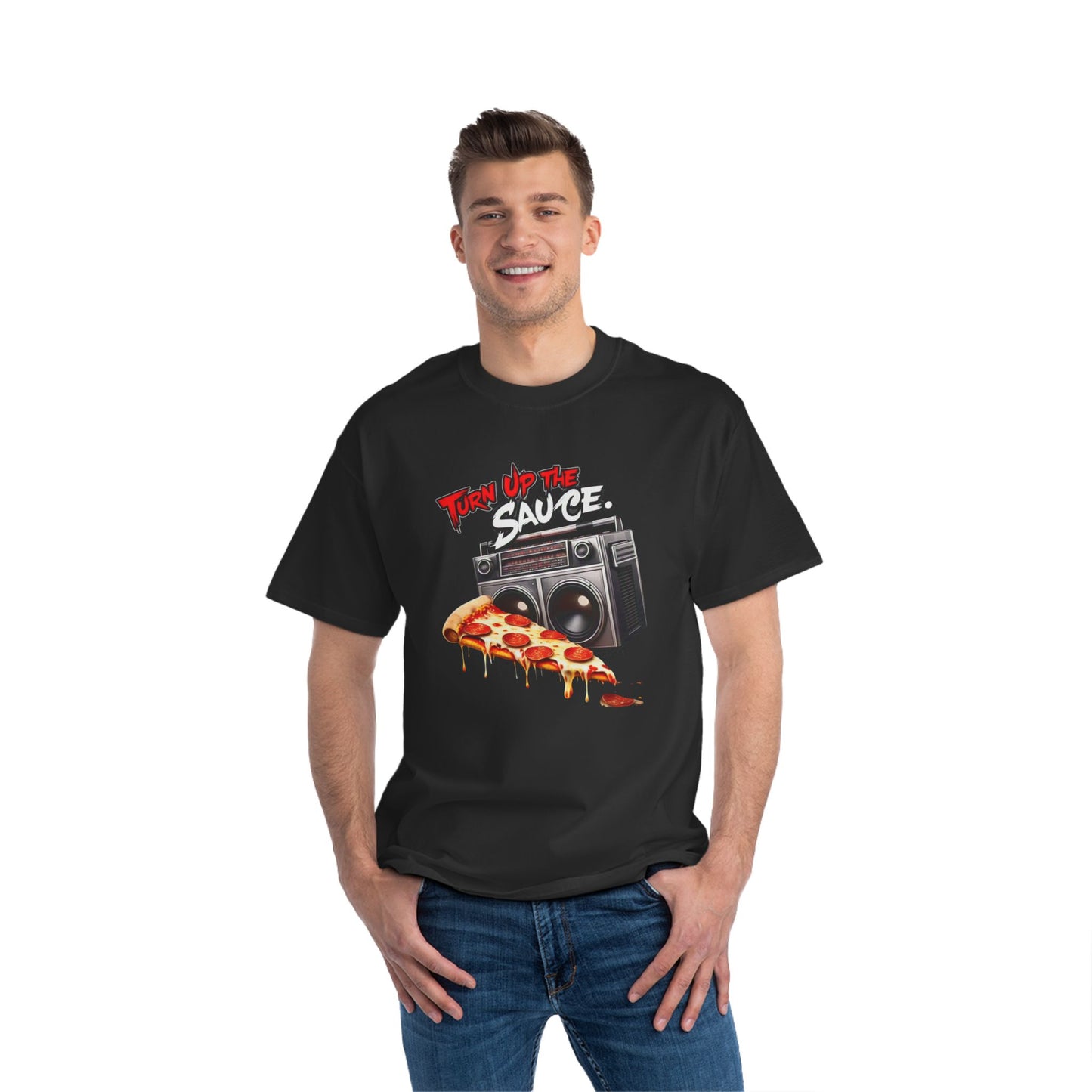 Pizza Party Short-Sleeve T-Shirt - "Turn Up the Sauce"