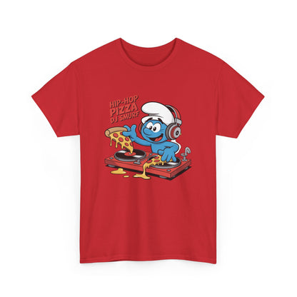 Hip-Hop Pizza DJ Smurf Unisex Heavy Cotton Tee