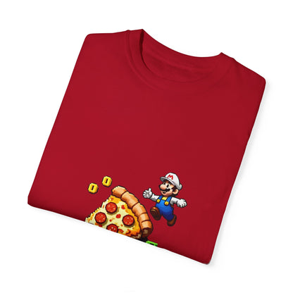 Level Up Your Slice Game Unisex T-Shirt - Fun Gamer Tee for Pizza Lovers