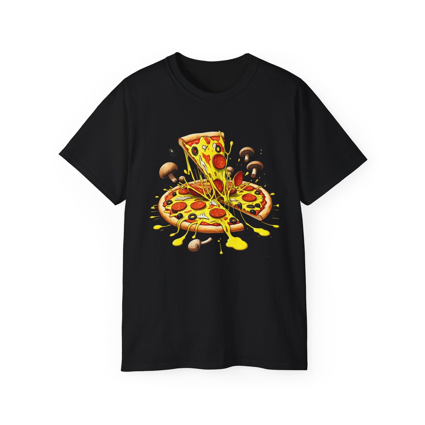 Pizza Lover's Unisex Ultra Cotton Tee - Fun Slice Graphic T-Shirt