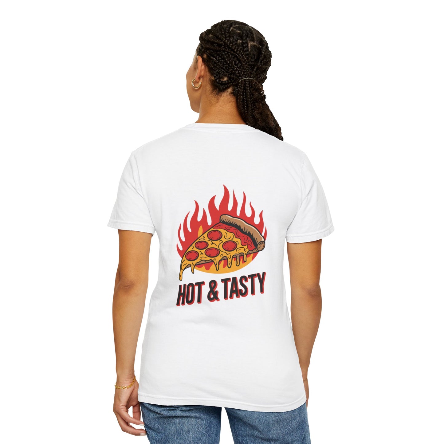Spicy Pizza Graphic T-Shirt - Hot & Tasty, Unisex Tee, Funny Food Shirt, Gift for Foodies, Casual Wear, Summer Style