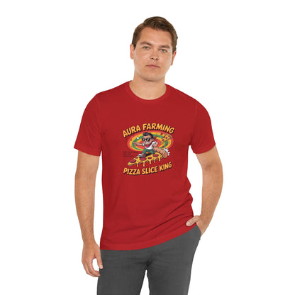 Aura Farming – Pizza Slice King Gamer Edition T-Shirt