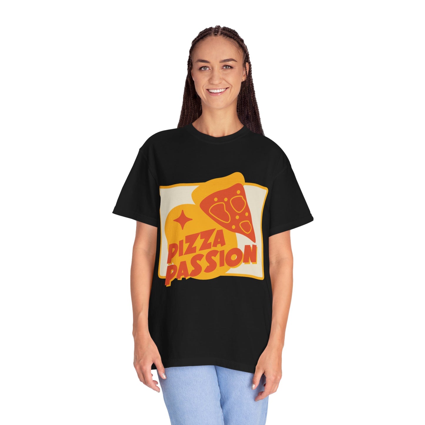 Pizza Passion Unisex Garment-Dyed T-Shirt - Fun Foodie Apparel for Pizza Lovers