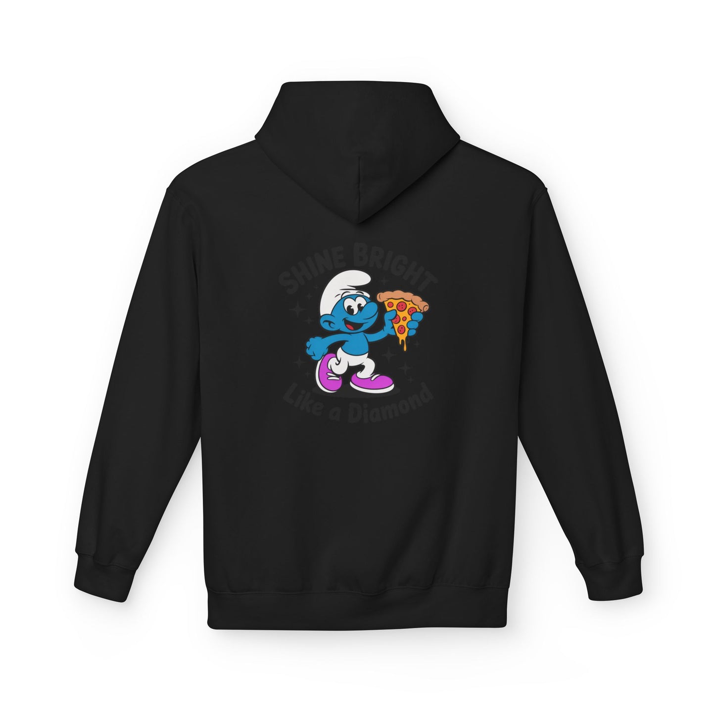 Shine Bright Like a Diamond Pizza Smurf Hoodie - Unisex
