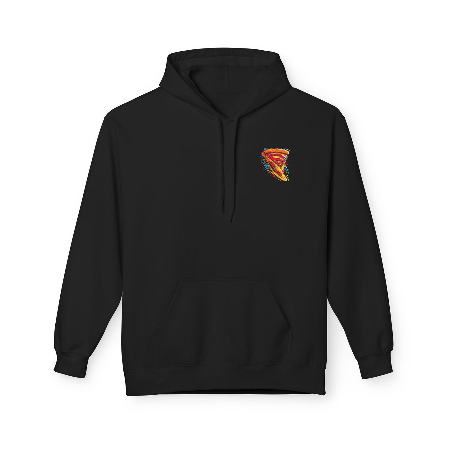 Pizza Superhero Fleece Hoodie