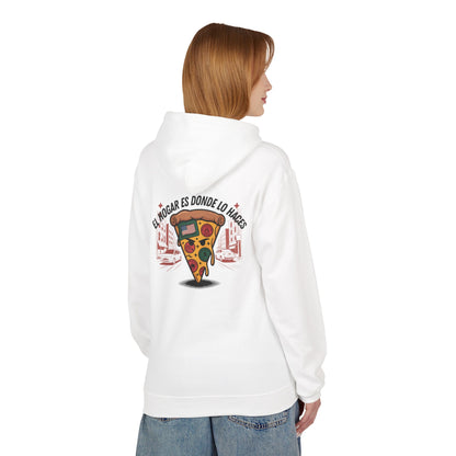 Pizza Lovers Unisex Hoodie, Cozy Fleece Sweatshirt, Perfect Gift for Foodies, Casual Wear, Home Decor