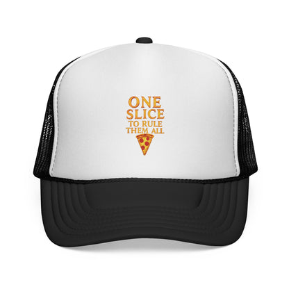 Pizza Lover Trucker Cap | Fun Hat for Foodies, Perfect Gift for Birthdays, BBQs, and Casual Outings, One Slice to Rule Them All