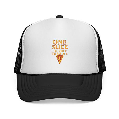 Pizza Lover Trucker Cap | Fun Hat for Foodies, Perfect Gift for Birthdays, BBQs, and Casual Outings, One Slice to Rule Them All