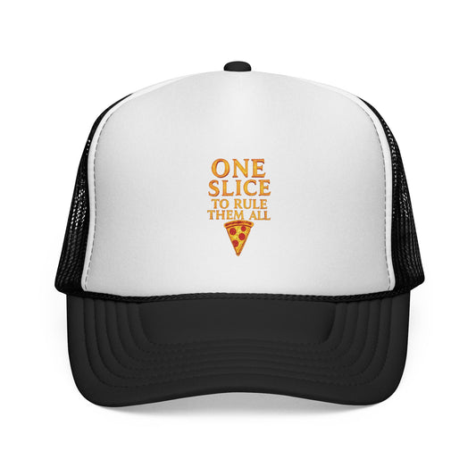 Pizza Lover Trucker Cap | Fun Hat for Foodies, Perfect Gift for Birthdays, BBQs, and Casual Outings, One Slice to Rule Them All