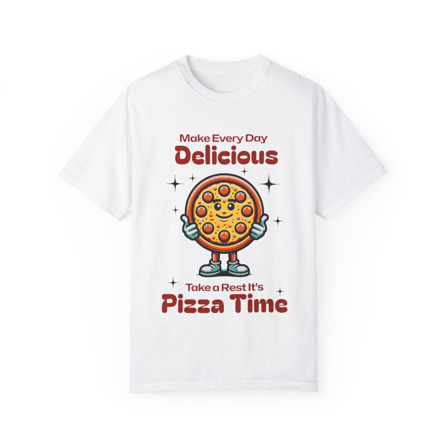 Cute Pizza Time Unisex T-Shirt - Make Every Day Delicious