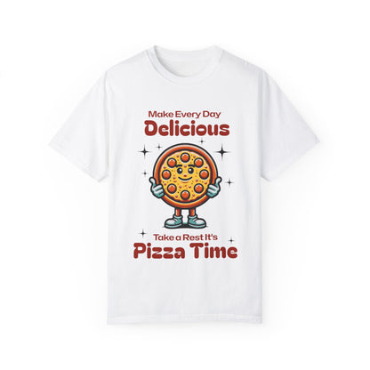 Cute Pizza Time Unisex T-Shirt - Make Every Day Delicious
