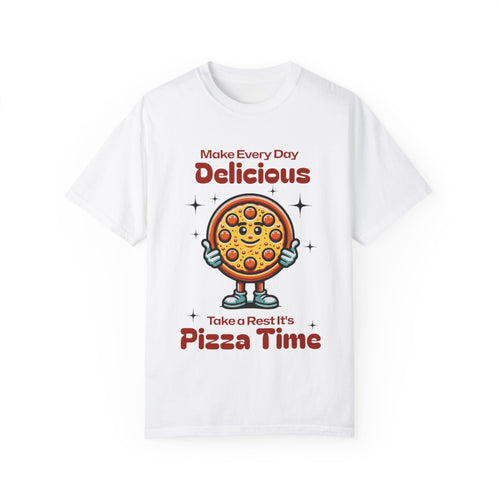 Cute Pizza Time Unisex T-Shirt - Make Every Day Delicious