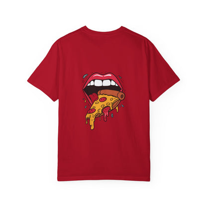 Pizza Love Unisex T-Shirt, Mouth Pizza Tee, Foodie Gift, Trendy Sweatshirt, Fun Graphic Tee, Casual Wear, Party Top