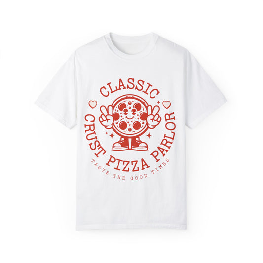 Classic Crust Pizza Parlor Unisex T-Shirt - Enjoy the Good Times