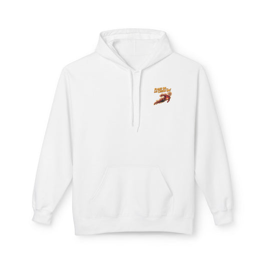 Flame On and Cheese On! – Human Torch Pizza Hoodie