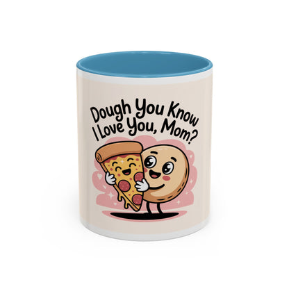 Cute Pizza & Doughnut Coffee Mug for Mother's Day