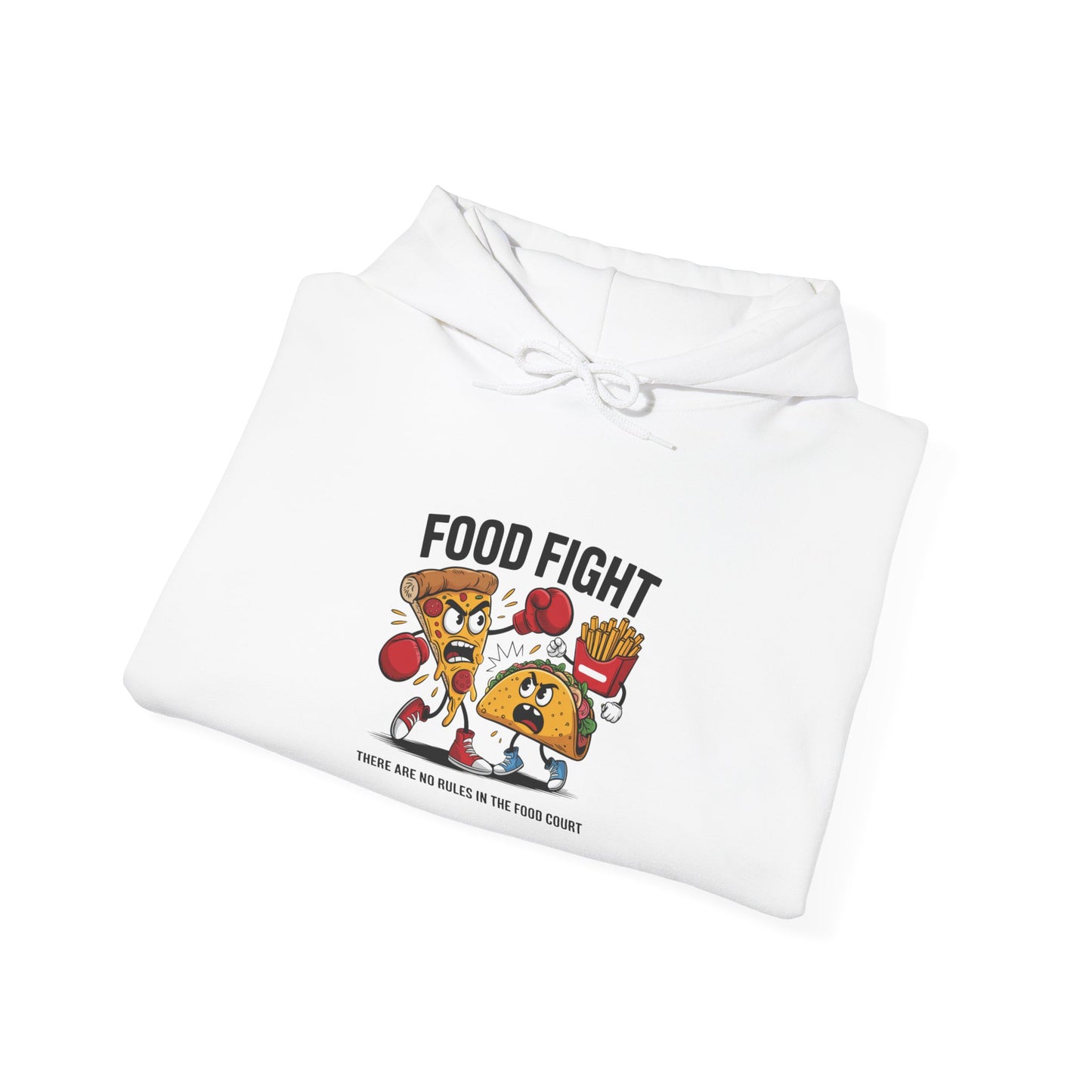 Food Fight Unisex Hooded Sweatshirt