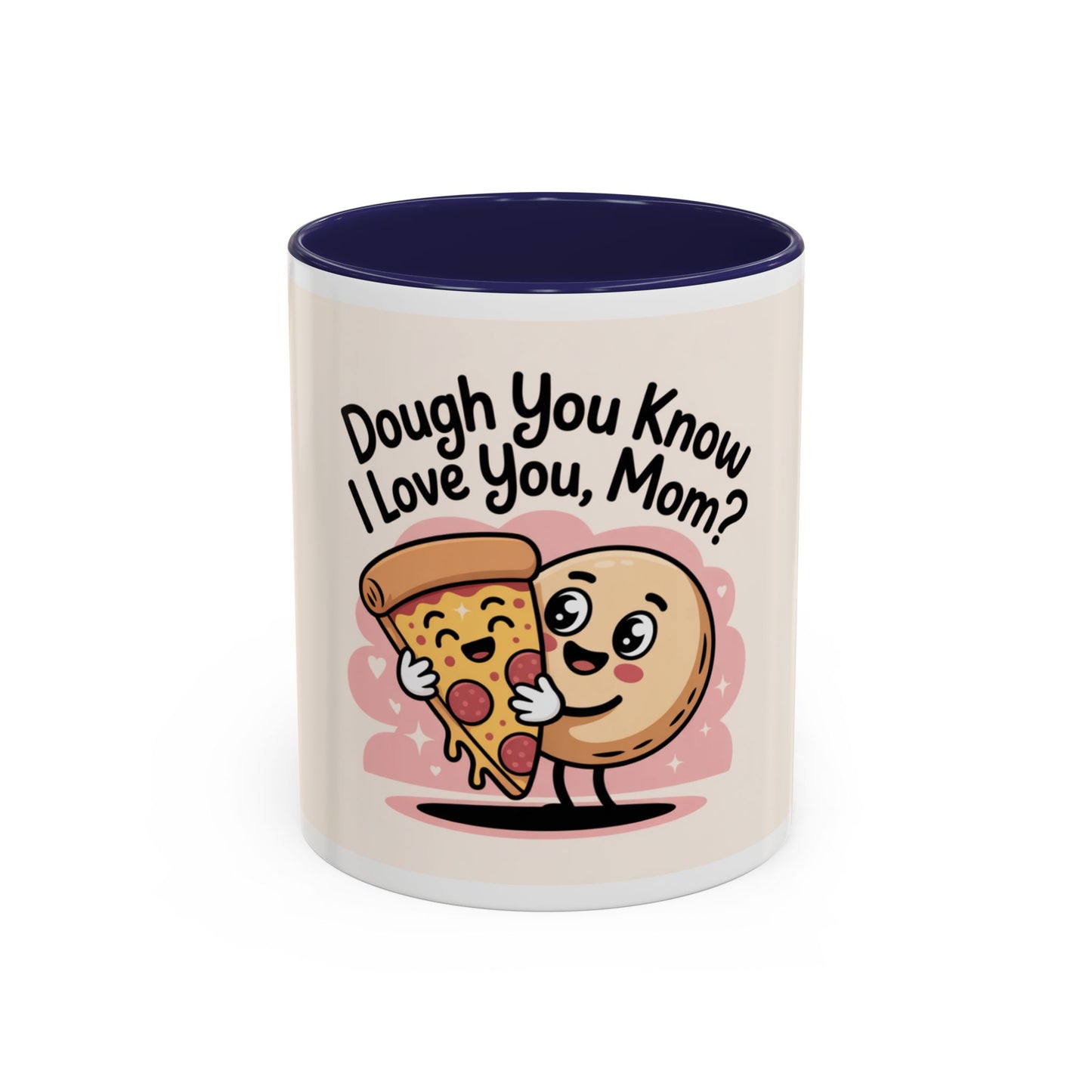Cute Pizza & Doughnut Coffee Mug for Mother's Day