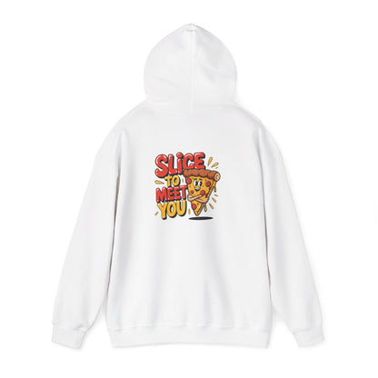 Pizza-Themed Unisex Hoodie: Slice to Meet You Design, Cozy Gift for Pizza Lovers, Fun Fashion for Friends, Casual Wear, Perfect for [...]