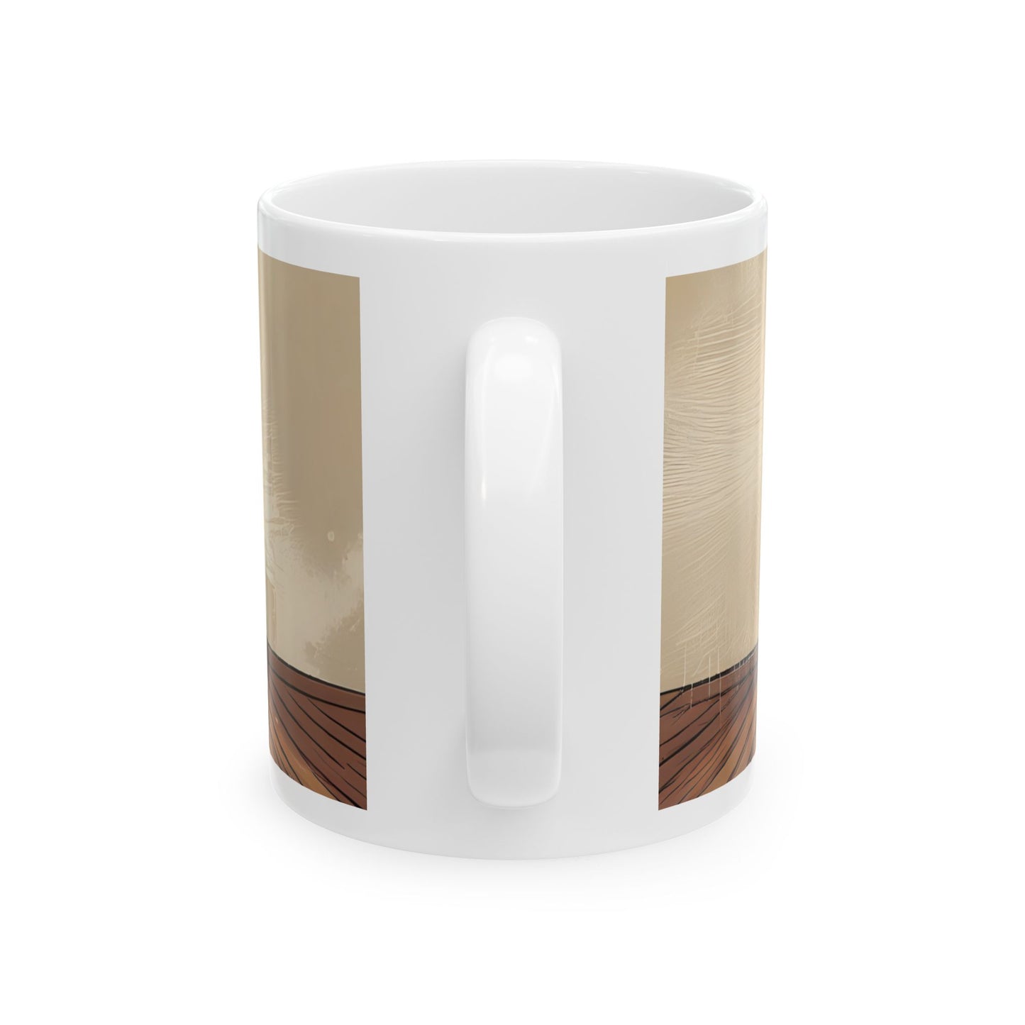 Pizza Mood Ceramic Mug - Fun 11oz & 15oz Coffee Cup for Pizza Lovers