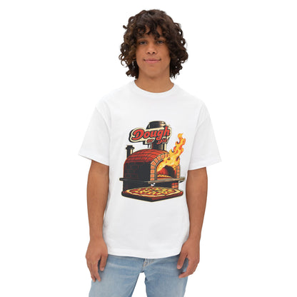 Dough or Die Unisex Oversized Boxy Tee - Pizza Lovers T-Shirt