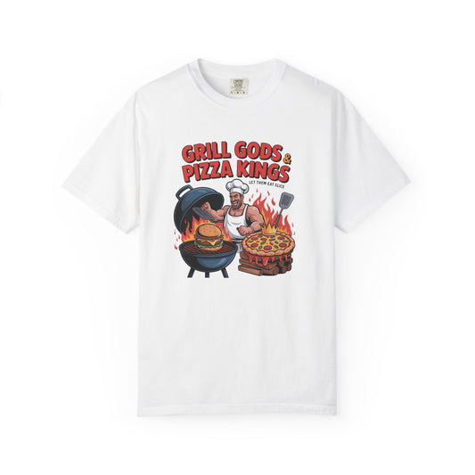 Grill Gods & Pizza Kings T-Shirt, Funny BBQ Shirt, Father's Day Gift