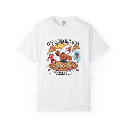 It’s Crustin’ Time! – The Pizza Four Epic Battle T-Shirt