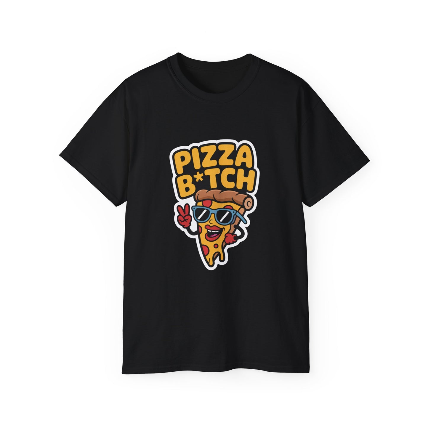 Pizza B*tch – Sass & Slice Attitude Shirt Design