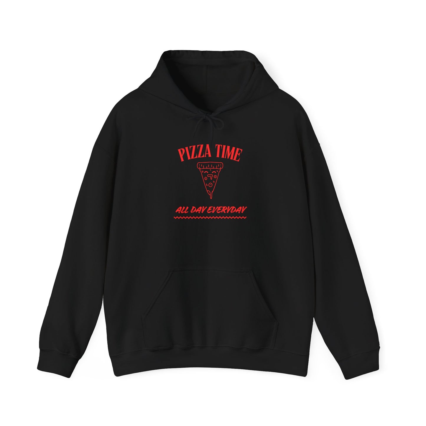 Pizza Time Hooded Sweatshirt - Unisex Comfort for Pizza Lovers