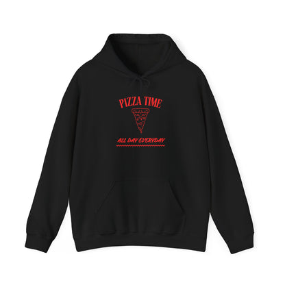Pizza Time Hooded Sweatshirt - Unisex Comfort for Pizza Lovers