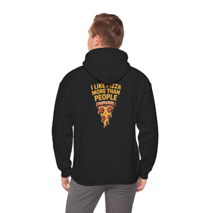 I Like Pizza More Than People – Sarcastic Slice Hoodie