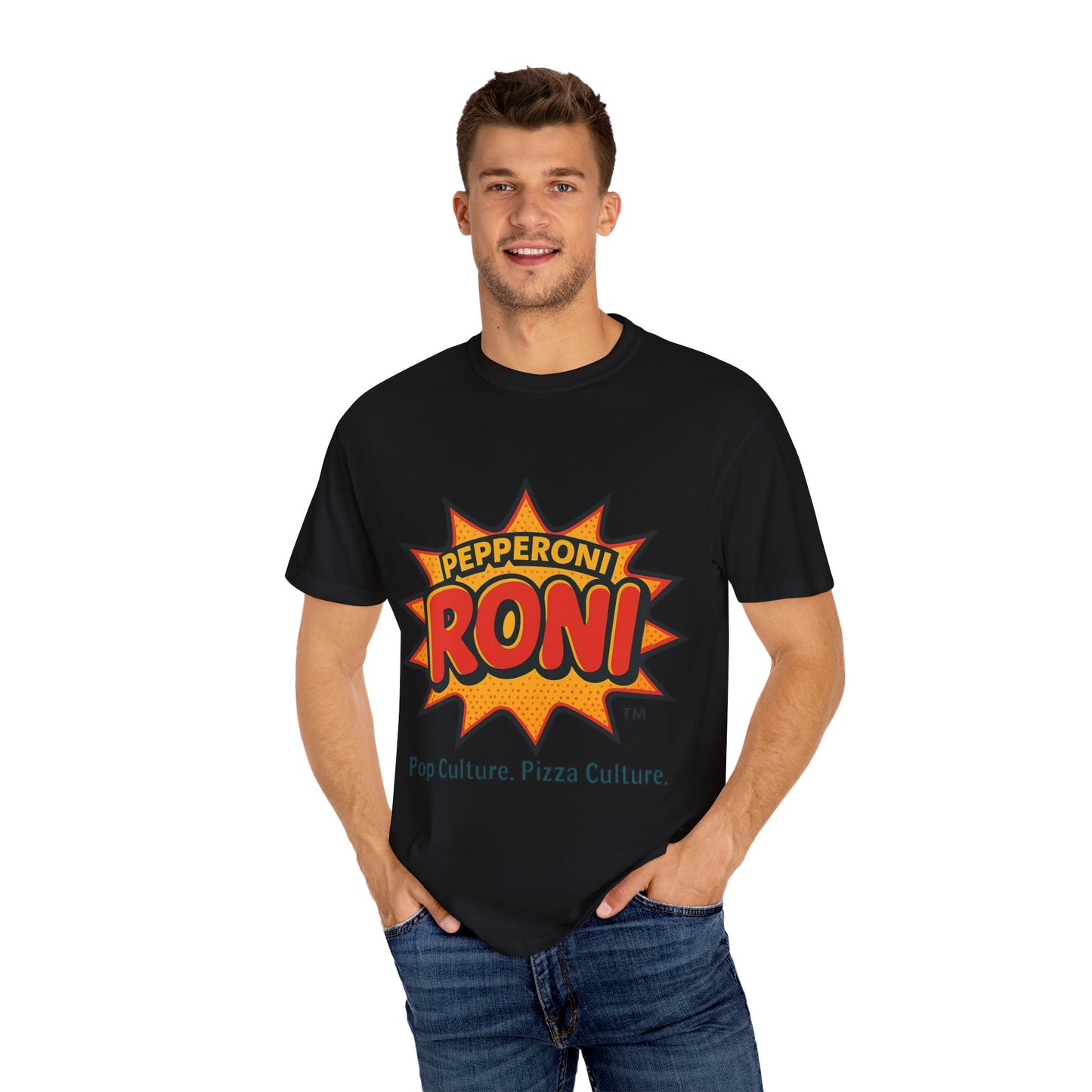 Pop Culture-Inspired Unisex T-Shirt for Pizza Lovers, Casual Wear, Gift for Friends, Foodie Fashion, Fun Graphic Tee