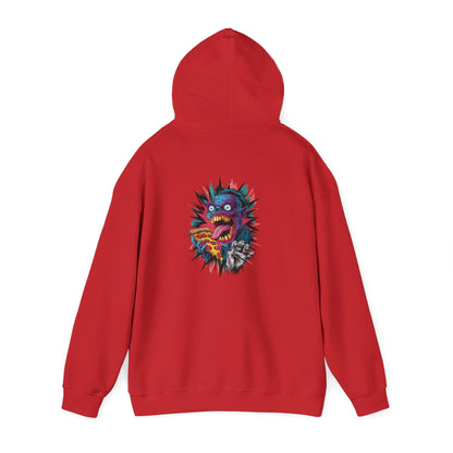 Funky Graphic Hoodie, Unisex Heavy Blend™ Sweatshirt With Unique Design, Cozy Streetwear, Casual Gift, Creative Apparel