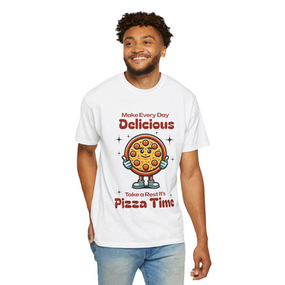 Cute Pizza Time Unisex T-Shirt - Make Every Day Delicious