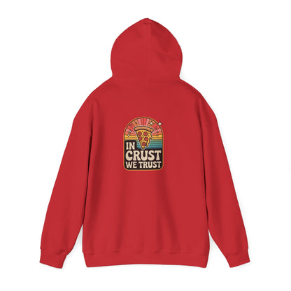 Pizza Lovers Unisex Hoodie - 'In Crust We Trust' Sweatshirt, Cozy Fashion, Gift for Foodies, Casual Wear, Snuggle Up Style